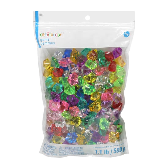 12 Pack: Faceted Mix Gems by Creatology™